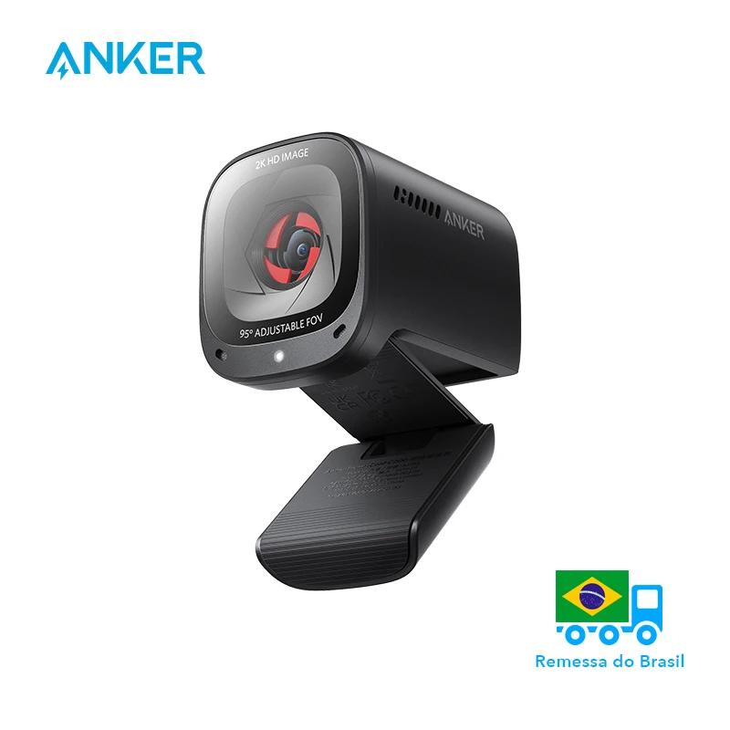 Anker PowerConf C200 2K 노트북 컴퓨터 용 웹캠 미니 USB 웹 카메라 노이즈 캔슬링 스테레오 마이크 웹 캠 선물추천