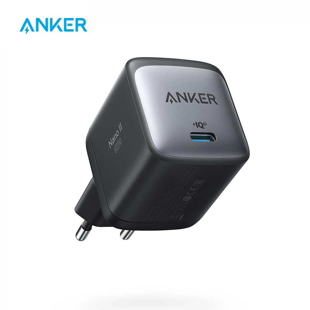 Anker Nano II USB C 충전기 65W GaN II 715 충전기 PPS 빠른 전화 충전기 MacBook Pro/Air Galaxy S20/S10 for Galaxy xiaomi 내돈내산